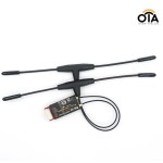 FrSky R9Slim+ OTA ACCESS 900MHz Long Range 6 PWM Outputs with Dual T Antennas Support S.Port / F.Port for RC Drone